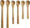 Small Bamboo Spoons Set, Six Multi-size Soup Spoons, Mini Tasting Teaspoons for Coffee, Tea, Jam, Herbs, Salts and Desserts...