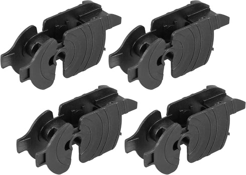 ACROPIX Universal Front Wiper Blade Arm Adapter Clip Type D - Pack of 4 Black...