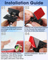?Durable New Metal Material? Rear Camera Holder Dash Cam Mirror Rear Camera Mount Backup Camera Bracket Car Rear Camera Rear Window Holder Reverse...
