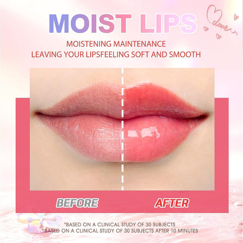 LANGMANNI Moisturizing Lip Oil,No-Sticky Lip Gloss Lip Balm Lip Care,Fruit Flavoured Lip Oil For Dry Lip's Moisturizing Hydrating And Nourishing (...