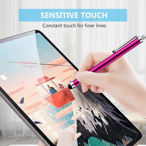 HESSION 10 Pack Stylus Pen for all capacitive Touch Screens Suitable for iPhone Ipad Samsung Galaxy Tablets Black...