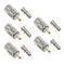 PL259 Coax Connectors, 5 Pack PL-259 UHF Male Solder Connectors with UG-175 Reducer Teflon Material for RG-58, RG-213, LMR195, RG142...