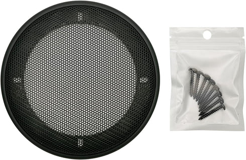 4" Speaker Grill Covers, Car Speaker Subwoofer Guard Protector, ABS Plastic Frame with Metal Mesh, Black - 2Pcs...