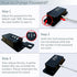 Refrigerator Lock Combination, Child Proof Fridge Lock, Cabinet Locks Baby Proofing, for Fridge, Cabinets, Drawers, Windows and Child Proof Cabine...