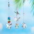 H&D HYALINE & DORA Crystal Suncatcher Window Hanging Ornament Crystals Ball Prism Rainbow Maker Butterfly Decor Pendant Set for Home Garden...
