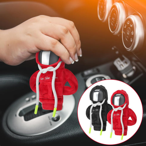 2Pcs Gear Shift Cover Universal Gear Shift Knob Cover Funny Shift Knob Hoodie Car Decorations Interior for Men Womens...