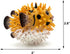 Gemini&Genius Pufferfish Toy, Realistic Puffer Fish Action Figure, Real Blowfish Toy, Educational Gift, Display and Play Toy, DIY Craft Decor, Swi...
