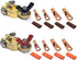 WindyNation Marine Grade Battery Terminal Top Post Kit for RV, Trucks, Boats, Cars, Campers, Golf Carts (Military Spec. B-12128C)...