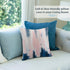 Nebra Abstract Blush and Blue Throw Pillow Covers Cozy Square Throw Pillowcases Home Decor for Bed Couch Sofa Living Room Cushion Cover 18*18inch,...
