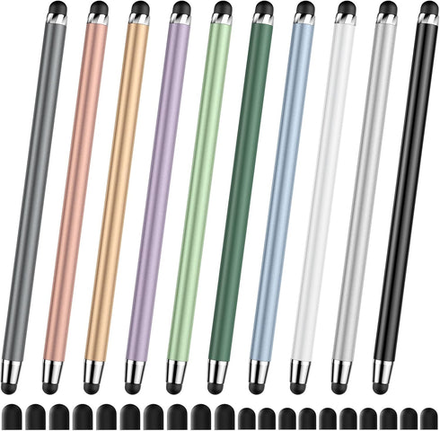 10 PCS Stylus,Stylus Pen for Touchscreen,2-in-1 Stylus Pen for iPad, High Sensitivity & Precision Suitable for All Touch Screens of iPhone/ipad/An...