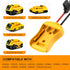 Battery Adapter for Dewalt 20V Power Wheel Battery Adapter 12 AWG Wire Battery Converters with Fuses and Connectors...