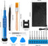 Small Phillips Screwdriver Set,Small Slotted Screwdrivers,Magnetic Repair Tool Kit, 15 Piece Precision Screwdriver Set for Computer,Laptops,Eyegla...