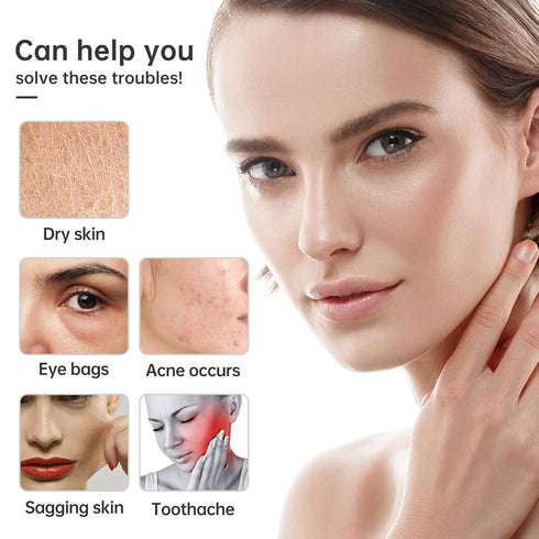 Ice Roller for Face and Eye, Ice Face Roller,Facial Beauty Ice Roller Skin Care Tools, Ice Facial Cube, Gua Sha Face Massage, Silicone Ice Mold fo...