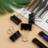 40 Pack 1 Inch / 25mm Binder Clips Black Paper Clips, Medium Binder Clips Metal Paper Clamps Office Clips School Supplies, Small Binder Clips for ...