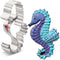 LILIAO Seahorse Cookie Cutter - 2.5 x 4.4 inches - Stainless Steel...
