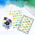 30 Sheets Masking Paper Sheets Low Tack 5X7 Inch Reusable Adhesive Backing Washi Paper Ultra-Thin for Positioning Stamps,Card Making...