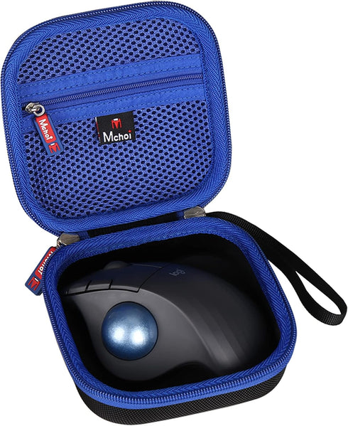 Mchoi Shockproof Carrying Case Suitable for Logitech Ergo M570 M575 / Nulea Wireless Trackball Mouse, Shockproof Waterproof Black Wireless Trackba...