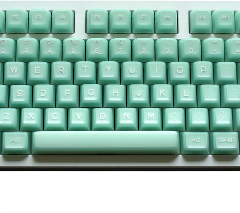 Keycap Set- Jade 142 Keys RSA Profile Shine Through Keycaps PBT Keycaps Double Shot Custom Keycaps for Mechanical Keyboard...