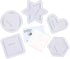 Perler Beads Basic Shapes Clear Pegboard Set, Small, Clear, 5 pcs...