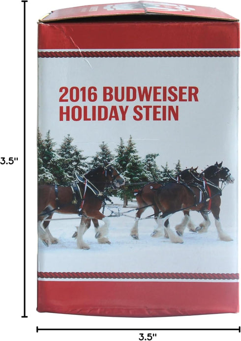 Budweiser Boelter Brands Holiday Stein, 31-Ounce, 31 oz, 2016 White...