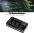 Diyeeni Mini 6 Key Keypad, Mechanical Gaming Keyboard, Portable One Handed USB Macro Keypad with Knob, Easy to Operate, for Music, Media, Industri...
