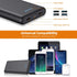 Portable Charger Power Bank 25800mAh Huge Capacity External Battery Pack,Dual Output High Speed Charging Power bank with 4 LED Indicator Compatibl...