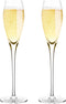 Bella Vino Hand Blown Crystal Champagne Flutes - Bella Vino Standard Champagne Glasses Made from Premium Crystal Glass, Great Gift, 10.5", Clear, ...