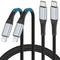 3FT USB C to Lightning Cable, 2-Pack USB Type C iPhone Charger Cable PD Fast Charging ?Apple MFi Certified? Braided USBC to Lightning Cable for iP...