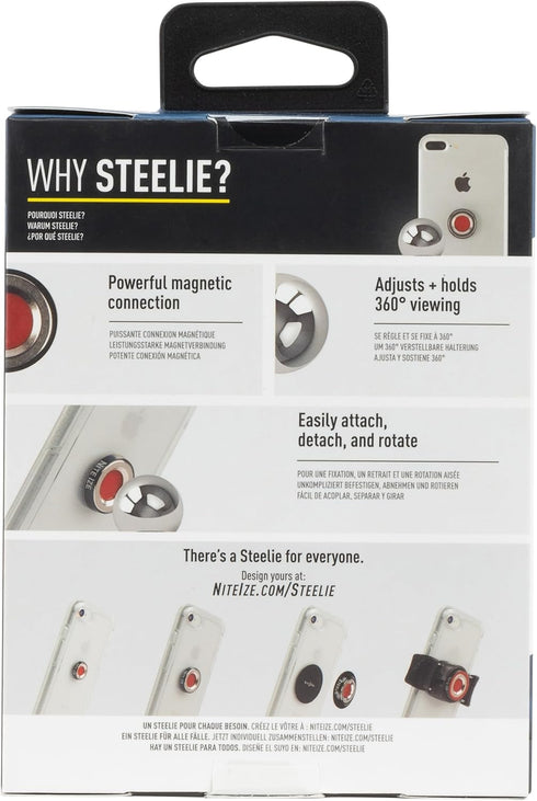 Nite Ize Steelie Pedestal Mount - Additional Magnetic Cell Phone Pedestal Stand - Compatible Phone Accessories for Steelie Magnetic Phone & Tablet...