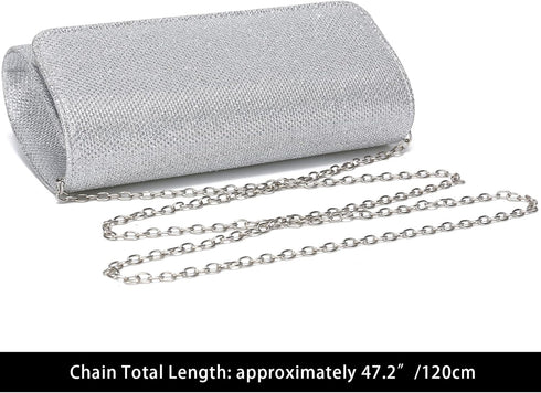 Outrip Women's Evening Bag Clutch Purse Glitter Party Wedding Handbag with Chain...
