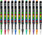 12 Colors Acrylic Paint Fabric Permanent Markers for Rock Canvas Wood Glass Ceramic Nail Painting Kit Art Pen...