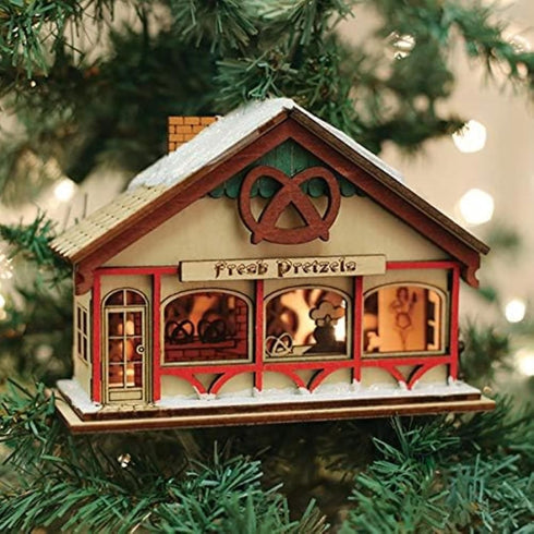 Peppermint Twist Pretzel Shop Ornaments for Christmas Tree...