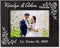 Personalized Newlywed Couples 7x5 Leather Picture Frame Engraved Women Mens Wedding Anniversary Husband Wife...