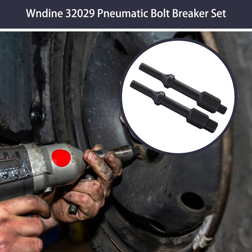 32029 Pneumatic Bolt Breaker Set, Pneumatic bit set 37315 3/8" & 37316 1/2" Bolt Breaker Shake 'n break, Helps remove seized and frozen bolts and ...