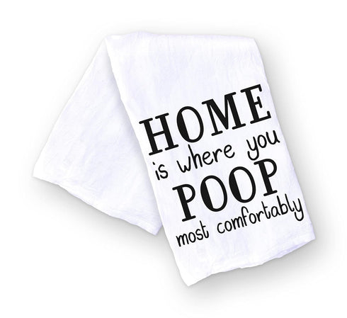 Handmade Funny Bathroom Towel - 100% Cotton Funny Flour Sack Hand Towel for Bath - 28x28 Inch Perfect for Hostess Housewarming Christmas Mother’s ...
