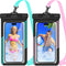 Waterproof Phone Pouches Bags Holder, Cell Phone Water Protectors Pouch Bag 2 Pack for Swimming, IPX8 Water Proof Phone Cases Covers w/for iPhone ...