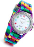 Lancardo Women's Quartz Watch Rhinestone Rainbow Color Silicon Jelly Fun Play Colorful Casual Dress Wrist Watches...