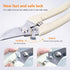 Garden Scissors for Plant, Tip Pruning Shears for Cutting Flowers, Trimming Plants, Bonsai and Fruits Picking (2 PC Bypass Blade Pruner)...