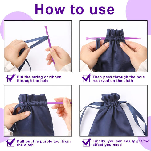 Sliverdew 12 Pieces That Purple Thang Sewing Tools Quilting Supplies Multifunctional Sewing Purple Thang Sewing Accessories and Supplies for Sewin...