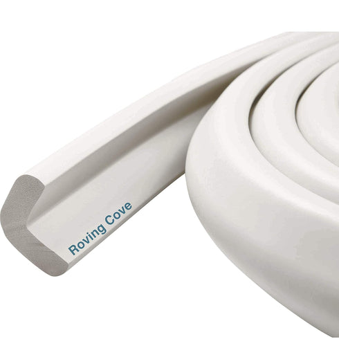 Roving Cove HeftyFit Edge Protector for Baby Proofing (6ft Large Edge Only), Heavy-Duty Soft Furniture Edge Bumper Guards, Desk Edge Cushion, Wall...