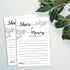 Share a Memory Card, Memorial Cards for Celebration of Life, Funeral Guest Book, Advice for The Bride, Wedding Favors, Graduation, Retirement, Goi...