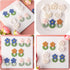 Fchil Floral Polymer Clay Cutters, Flower Leaf Clay Cutters for Earring Making, Boho Geometric Shaped Jewelry Cutters, 29 Pcs...