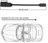 AMI Charging Cable Adapter for Audi VW J-etta T-iguan, AUX MMI MDI Car Charge Cable Cord 1M(Charge ONLY)......