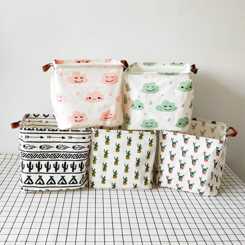 Storage Basket Fabric Organizer Bin for Toys, Books, Clothes, Pets,Perfect for Bedroom/Office/Nursery/Shelves (Black)...