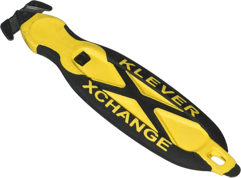 Klever XChange, Safety Knife Cutter, Replaceable Head, Yellow...