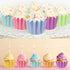 240 Pcs Grease-Resistant Mini Cupcake Liners Rainbow iridescence Heavy Duty Paper Muffin Baking Cups for Wedding Birthday Party Baby Shower(1.18 x...