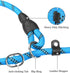 TagME Slip Leads for Dogs, 6 FT Heavy Duty Dog Leash with Padded Handle, Strong Rope No Pull Pet Training Leash for Medium Dogs,Blue...