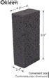 Big Sponge. Made in Europe. 6 Pack, Black. 8.9x4.3x2.4 Inch Extra Large Odorless Commercial Sponge for All Purpose Cleaning...