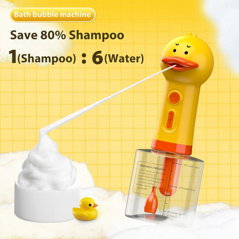 Electric Dog Cleaning Foam Machine, Automatic Dog Soap Dispenser for Bath, Rechargeable Pet Shampoo Mixing Bottle for Cleaning, IPX7 Waterproof Do...