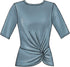 McCall Pattern Company McCall's Women's Twist Front Shirt Sewing Patterns, Sizes 16-26, various, White...